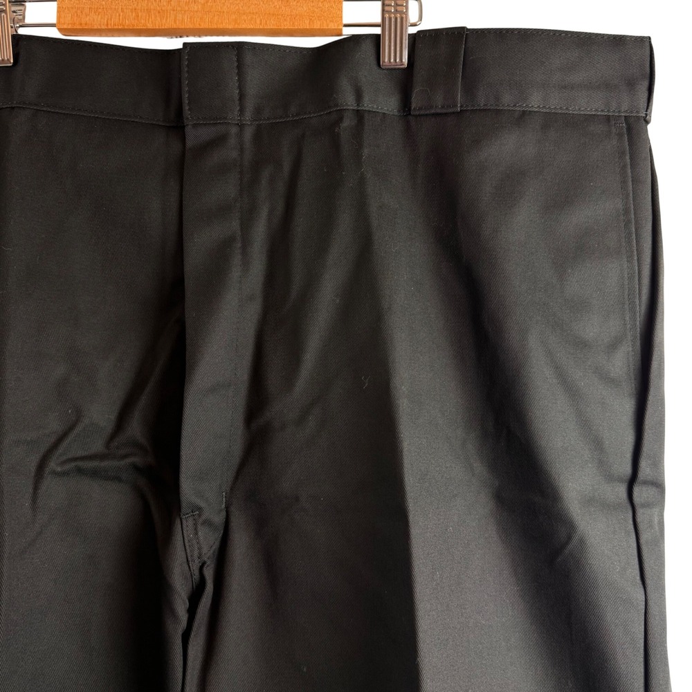 Dickies Work Pants Mens 44x34 Black Loose‎ Fit Double Knee 85283BK New